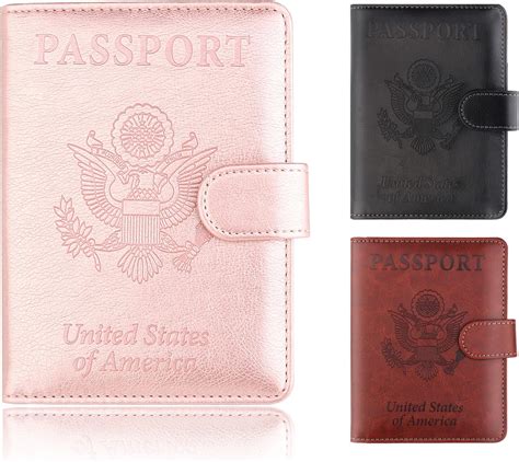 Passport Wallets and Vaccine Card Holder Combo,RFID 